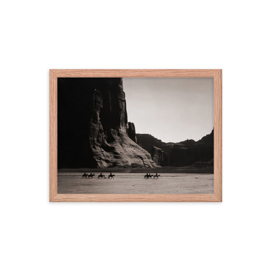 Canyon de Chelly by Edward S. Curtis Framed Print